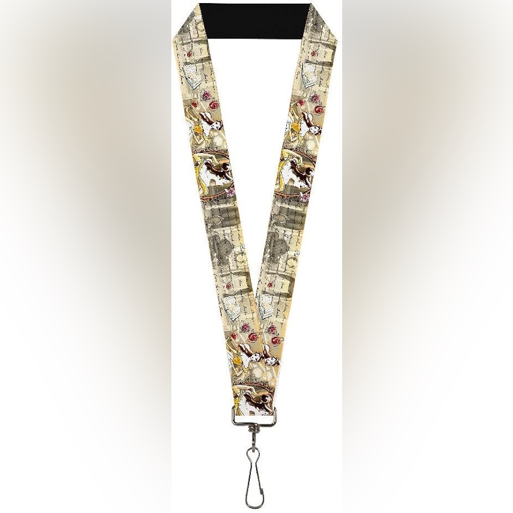 Buckle-Down Disney Lanyard - Belle/ Beauty and the Beast
